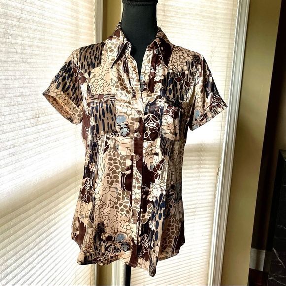 BCBGMAXAZRIA Button down Blouse - Picture 1 of 4